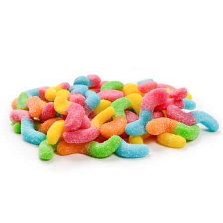 Sour Neon Worms | LorentaNuts.com