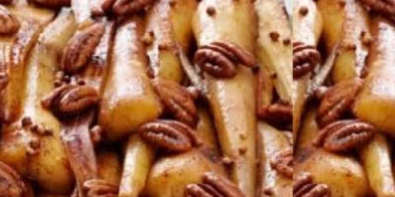 Braised Parsnips with maple syrup