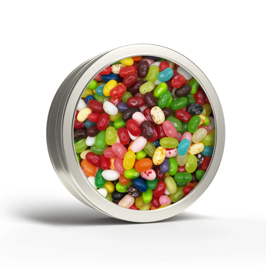 49 Assorted Jelly Bean Flavors - 3 lb Clear Can