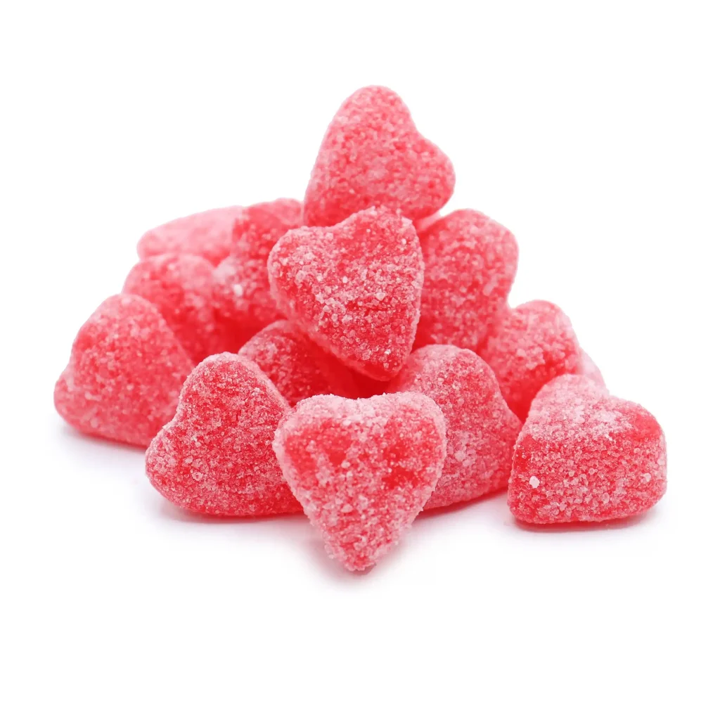 Jelly Hearts Cherry | LorentaNuts.com