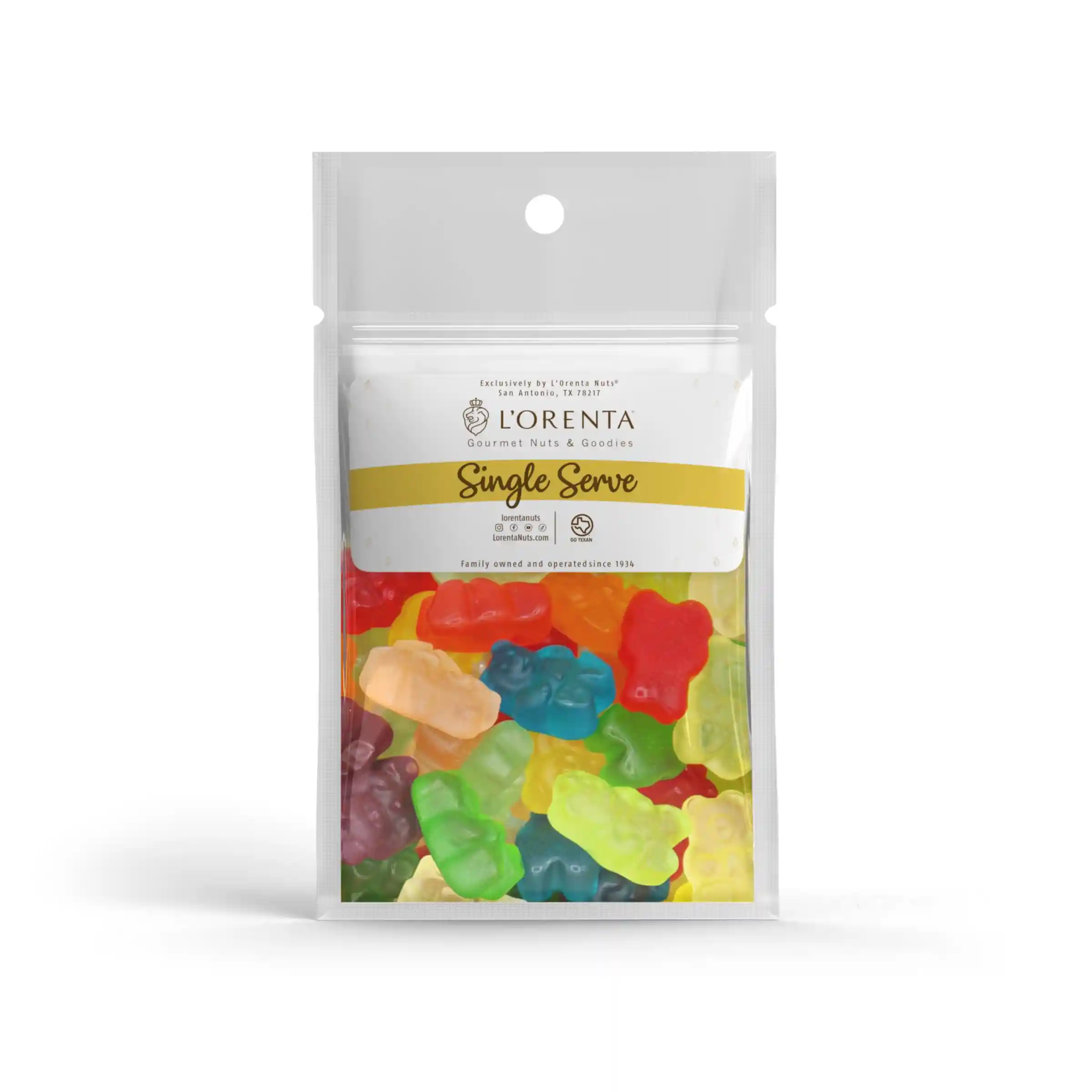 12 Flavor Gummy Bears - Grab N' Go Prepacked Snacks